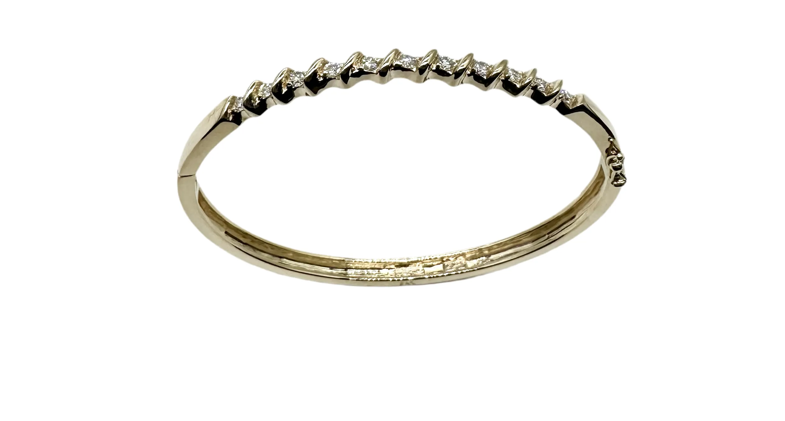 14 KY Diamond Round Bracelet