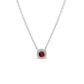 14KW 16D0.05CT,1GR0.15CT,CU/RD GARNET/DIAMOND NK  (118N401040W14GR1)