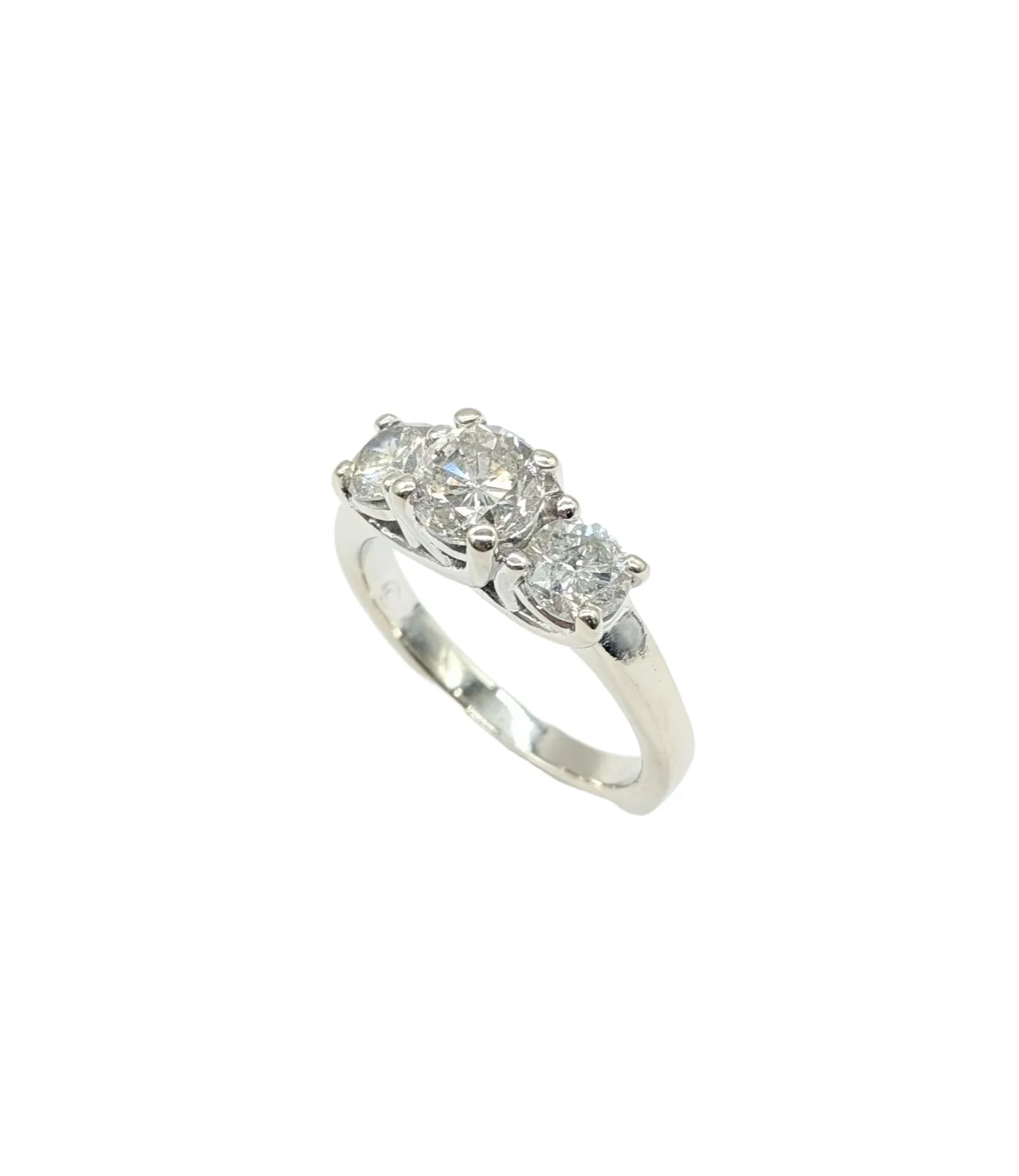 1.50 Carat Diamond 3 Inline Ring