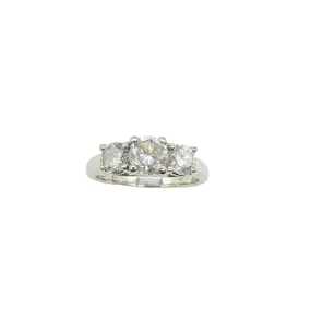 1.50 Carat Diamond 3 Inline Ring