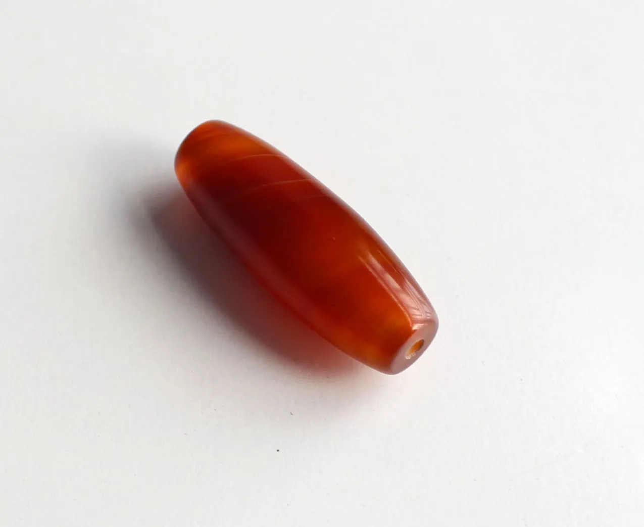 39mm Tibetan Red Agate Dzi Bead