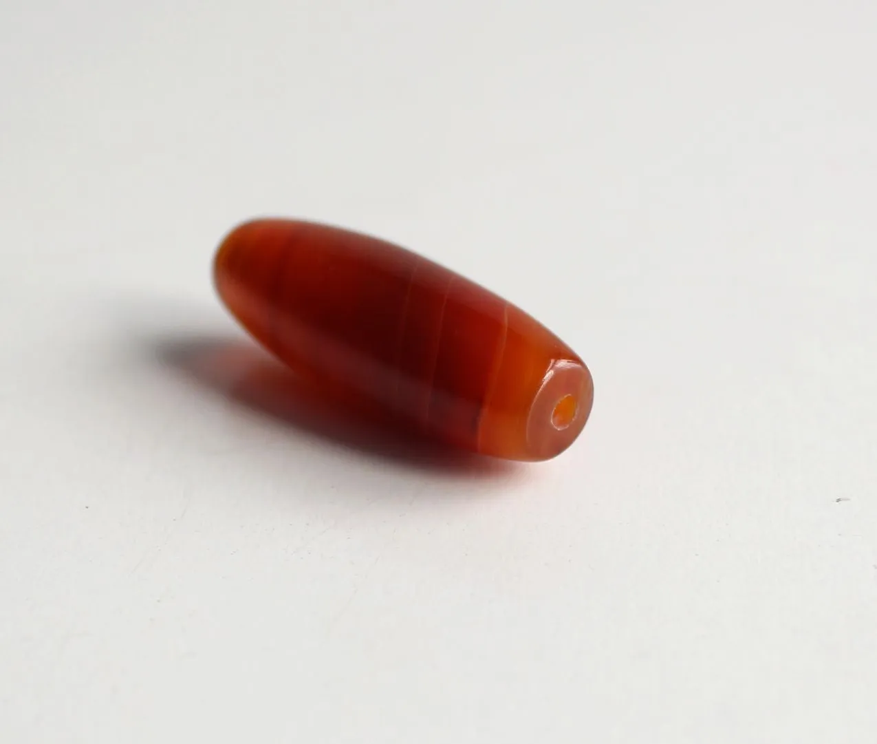 39mm Tibetan Red Agate Dzi Bead