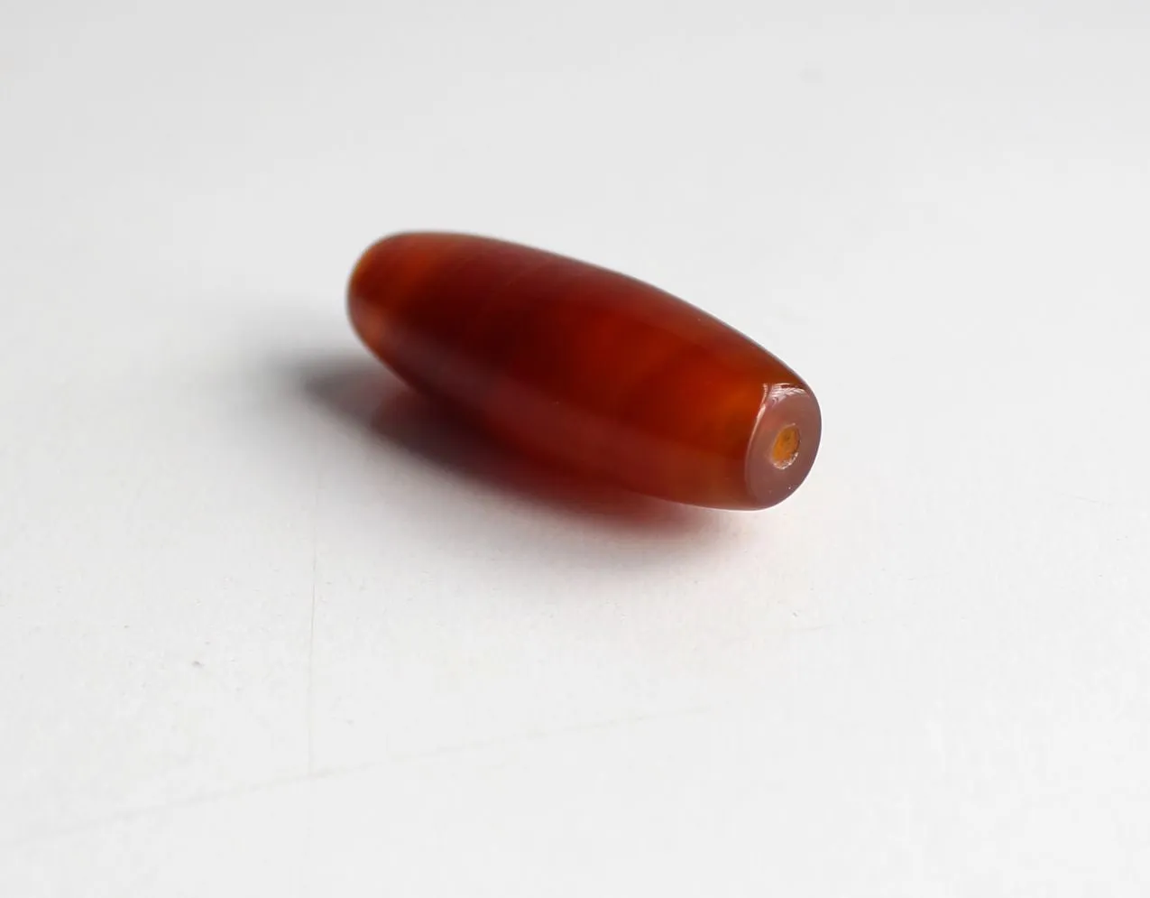 39mm Tibetan Red Agate Dzi Bead