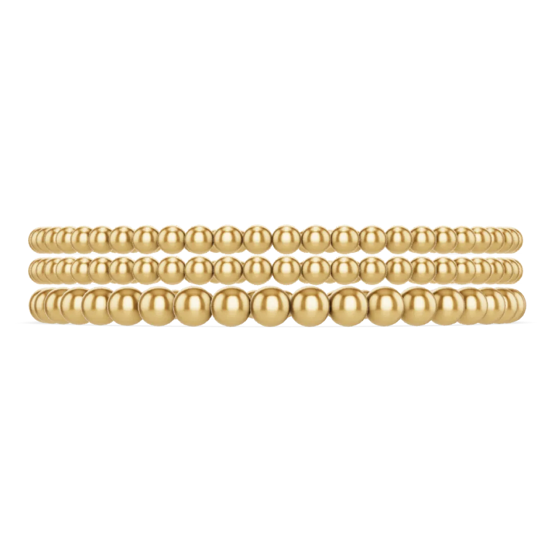 433 Gold Bracelet Stack