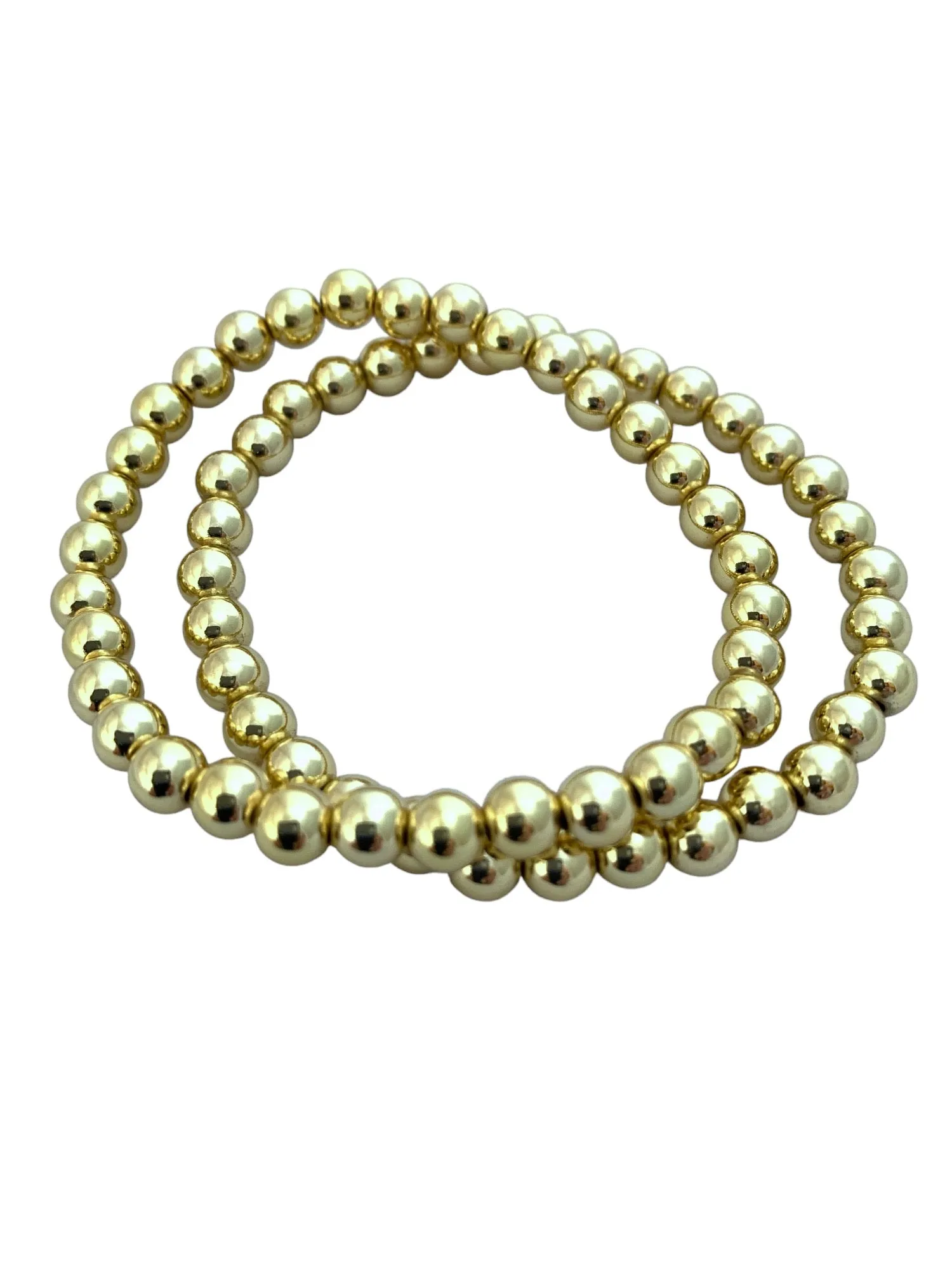 6mm Beaded Ball Stretch Bracelet