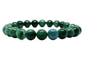 8MM Moss Agate Crystal Bracelet