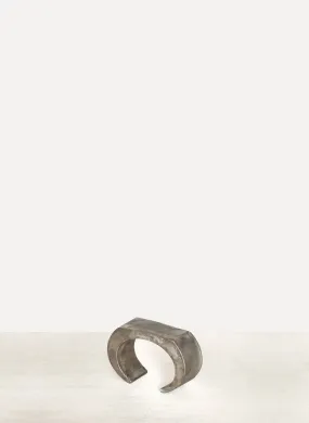 Acid Silver Crescent Plain Bracelet (30mm)