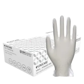 Alvita / Unicare / Mckinnon Vinyl Powder Free Gloves Medium x 100