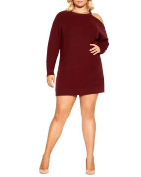 Amalia Knit Dress | Garnet