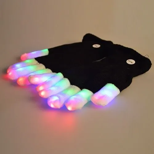 Amazing Winter Flashing LED Gloves