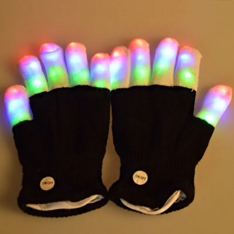 Amazing Winter Flashing LED Gloves