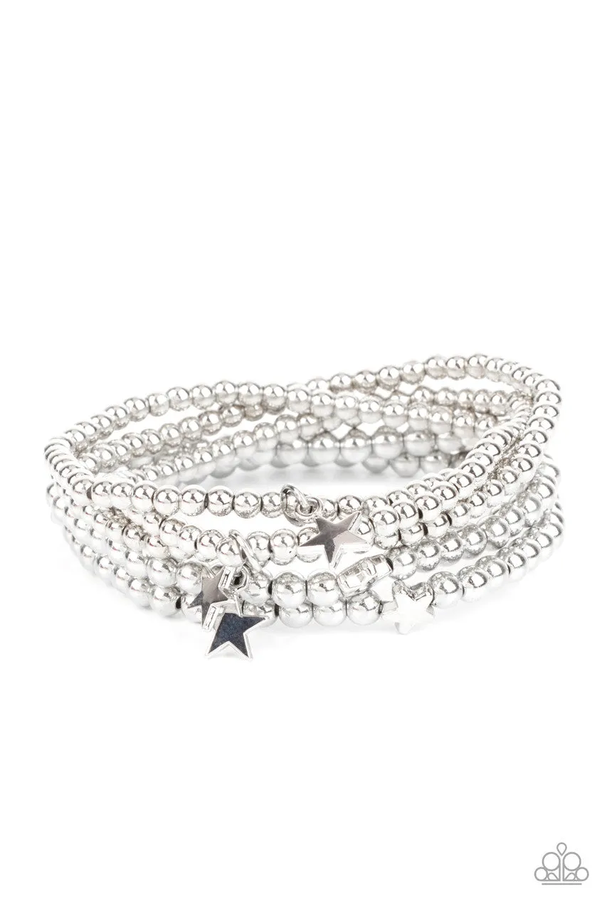 American All-Star Silver Paparazzi Bracelet