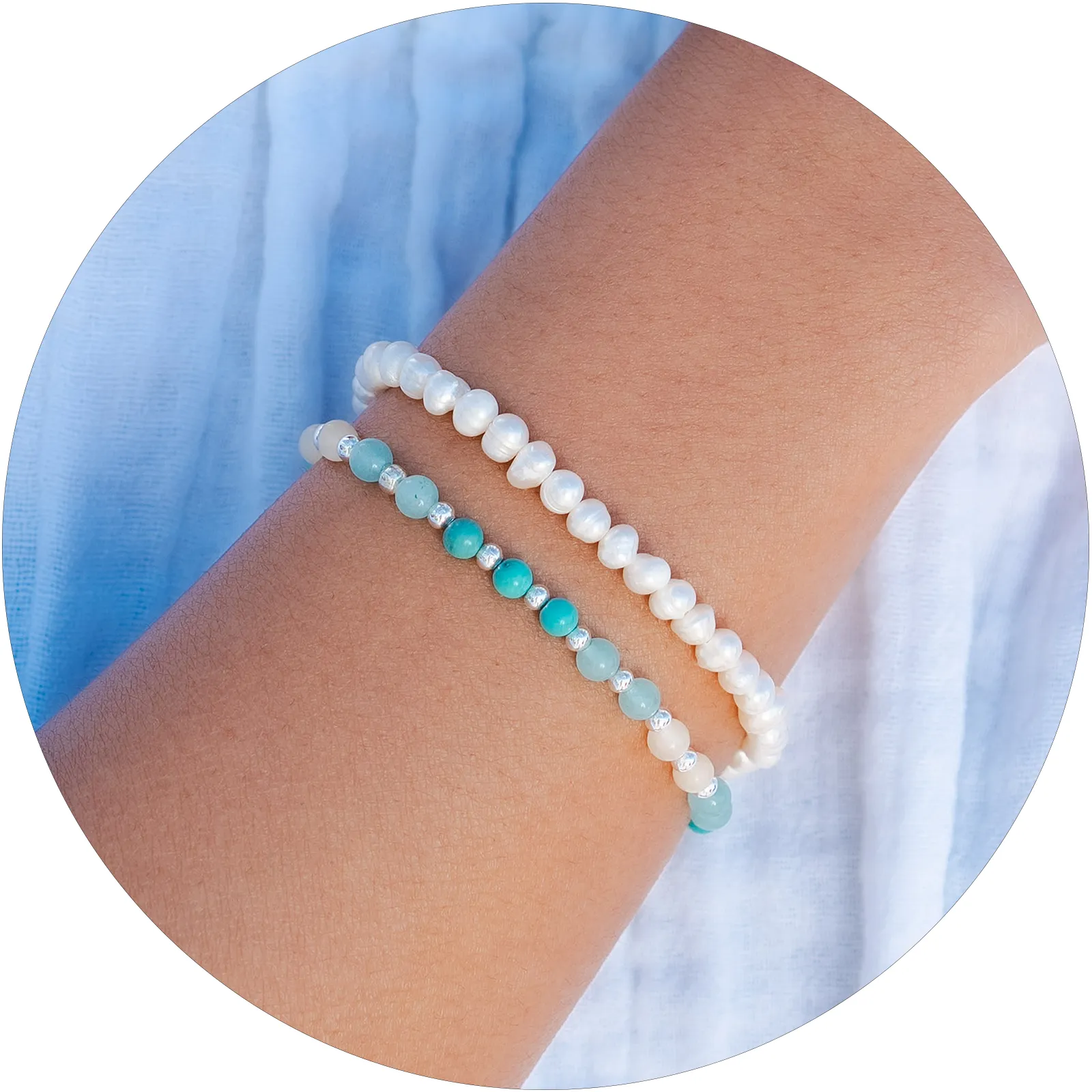 Anti-Anxiety, Healing, and Self Love Bracelet Stack