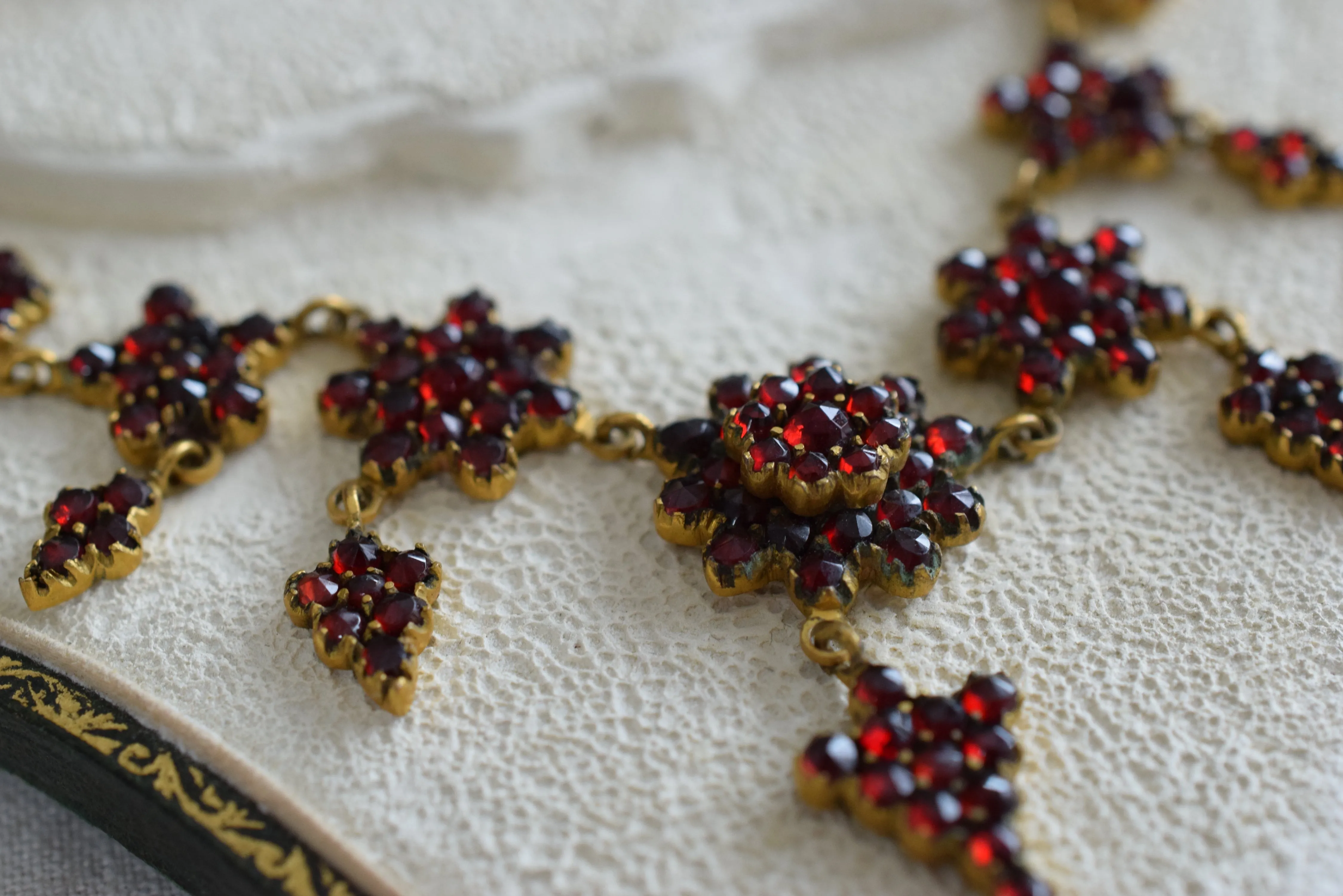 Antique Bohemian Garnet Necklace