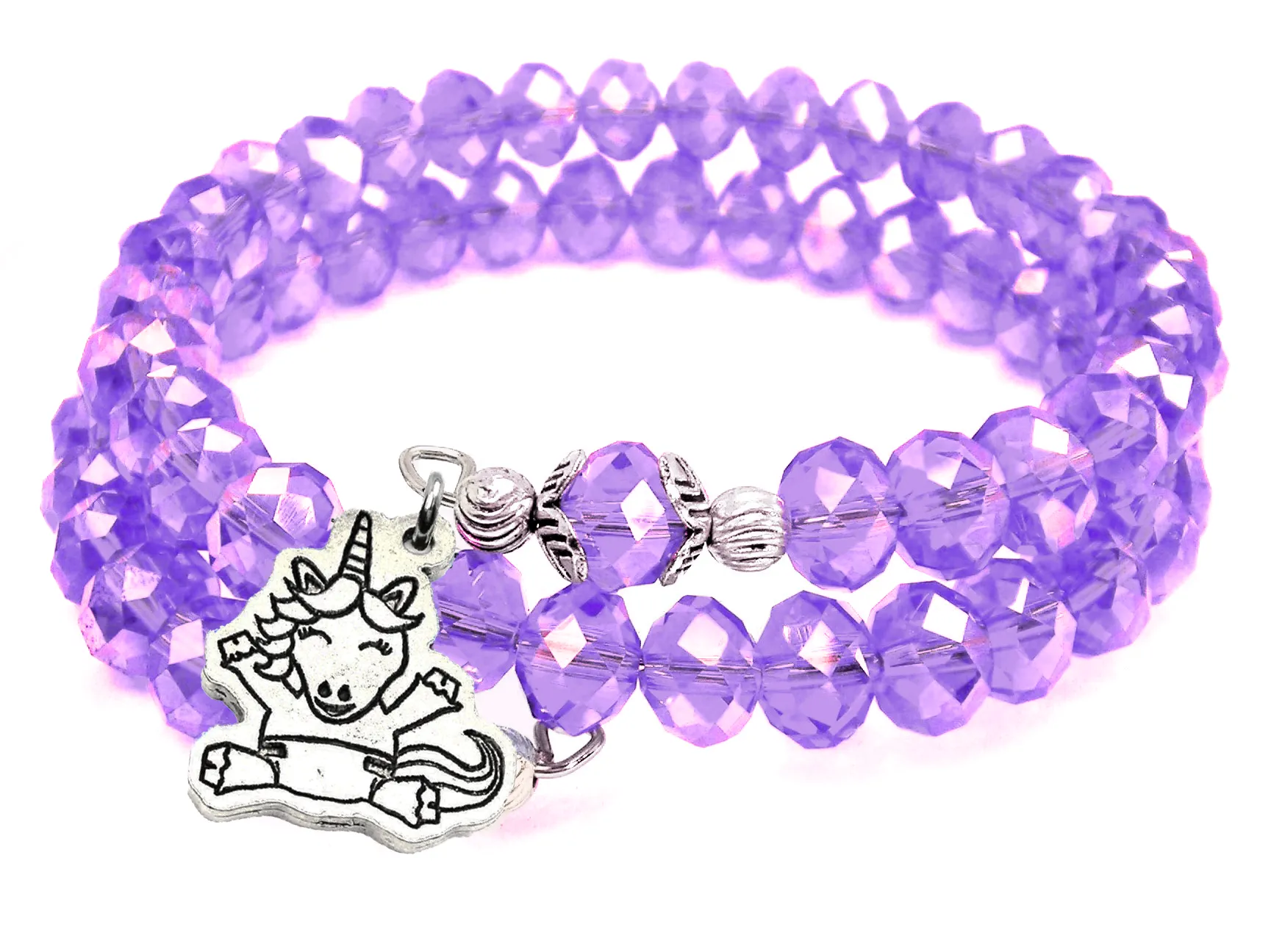 Baby Unicorn Crystal Wrap Bracelet