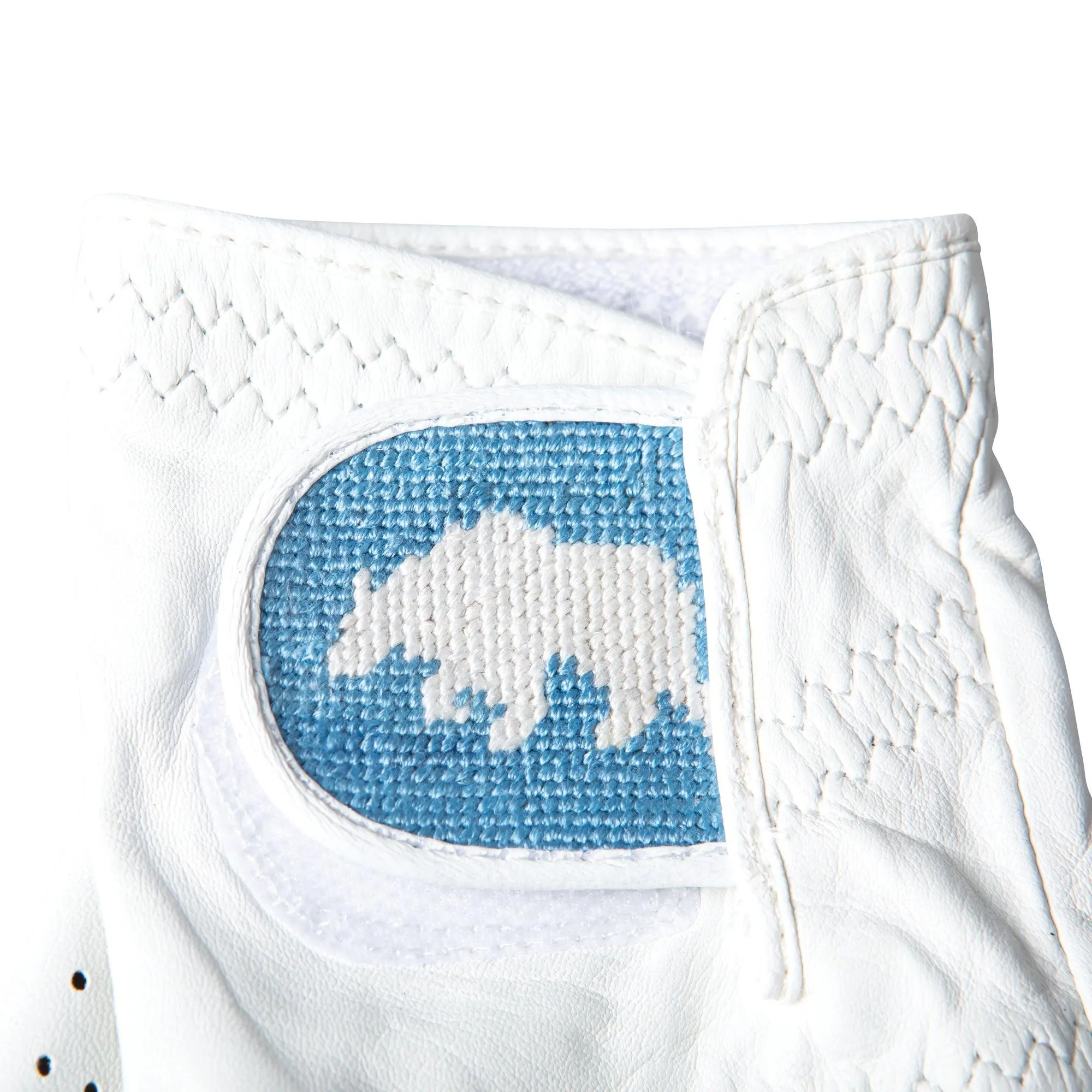 Bear Logo Needlepoint Golf Glove