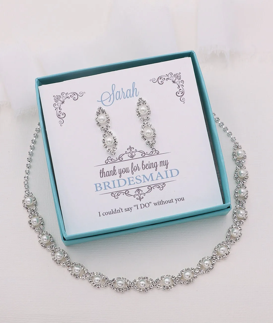 Becca Bridesmaids Pearl Jewelry Set