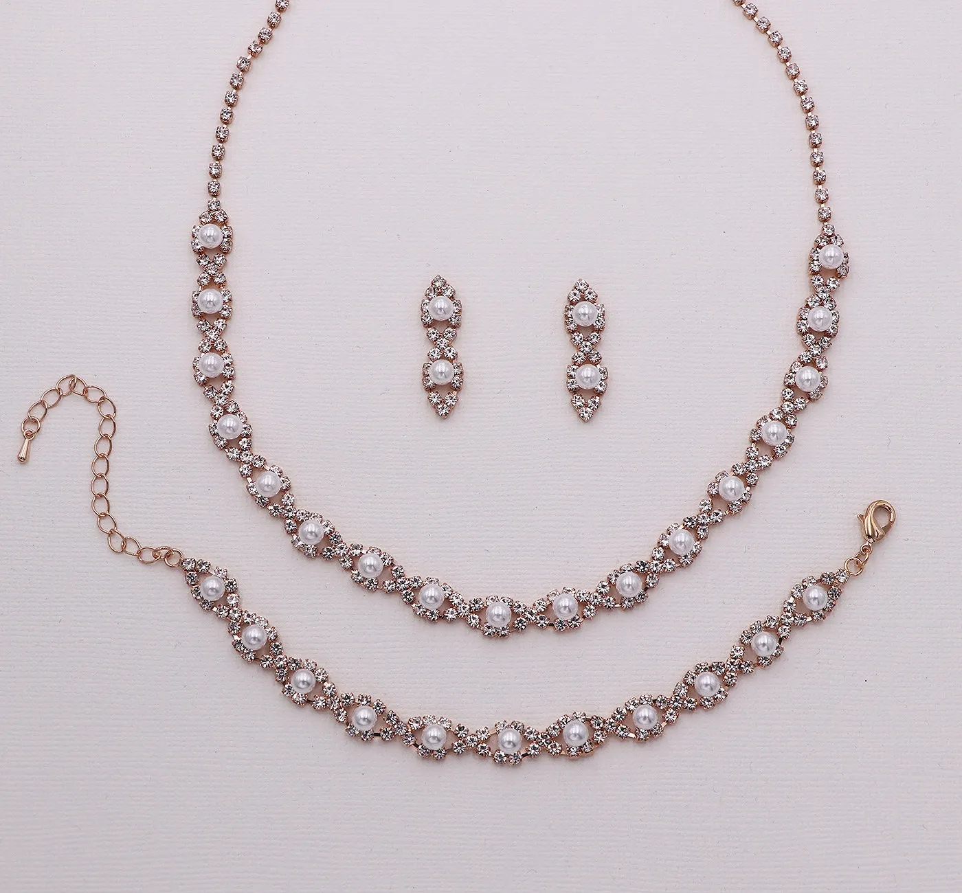 Becca Bridesmaids Pearl Jewelry Set