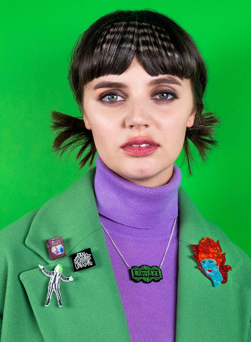 Beetlejuice Miss Argentina Brooch