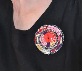 Berserk no waste Fabric Rosette brooches