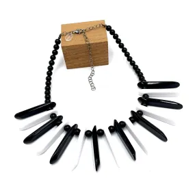 Black & White Collar Marco Necklace