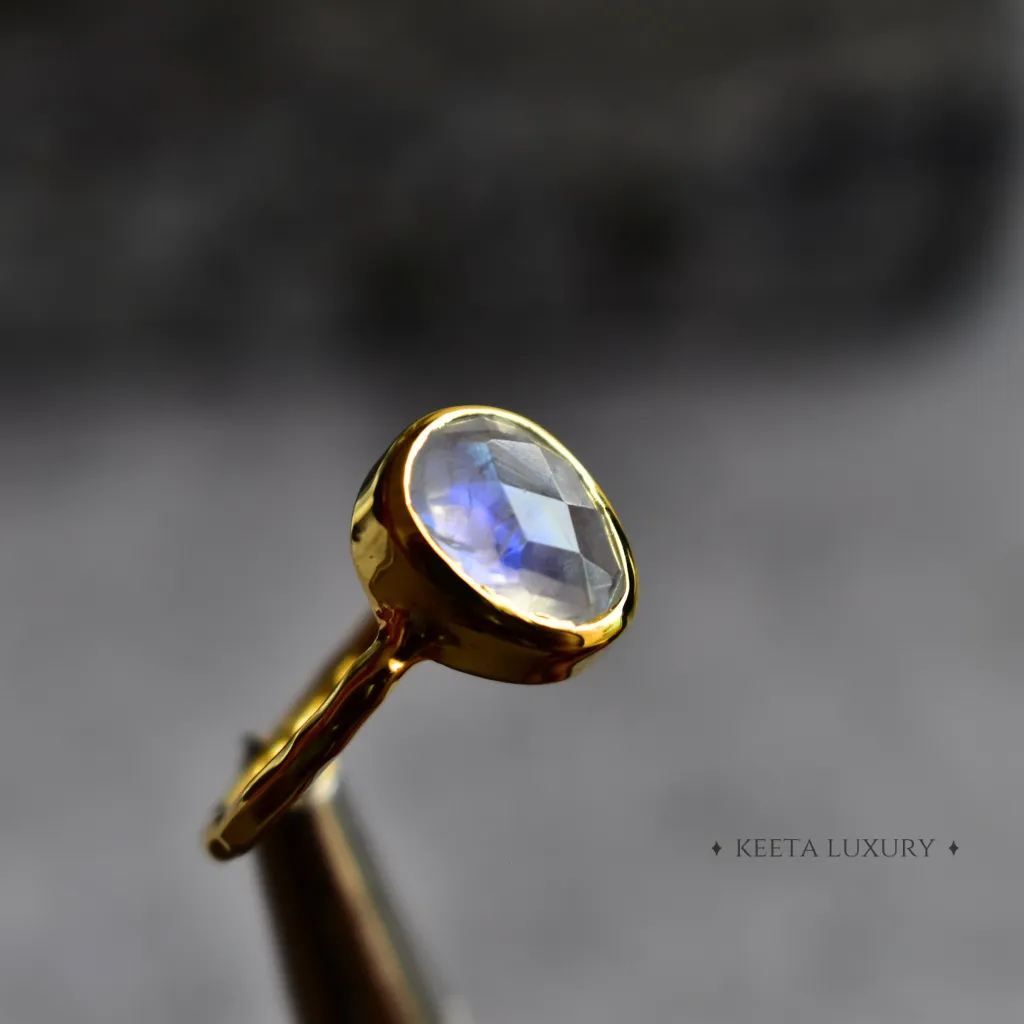 Boho Moon Dance - Moonstone Ring