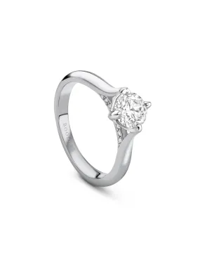 Boodles Brilliance Platinum Diamond Engagement Ring 1 Carat FVS2