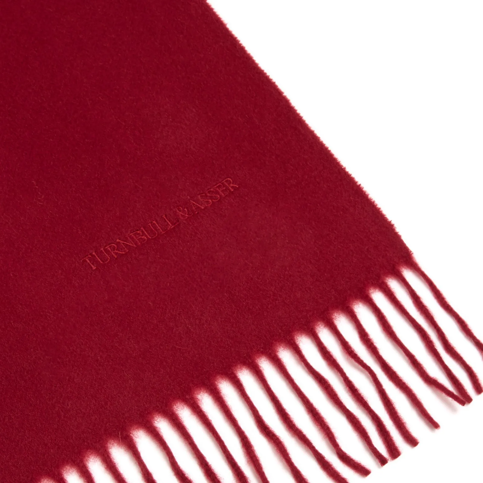 Bordeaux Pure Cashmere Scarf