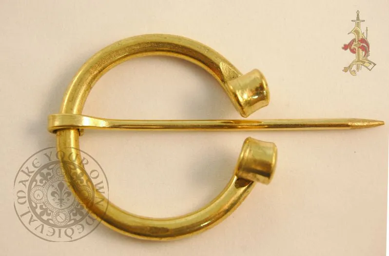 Brass Fibula Dress Clasp