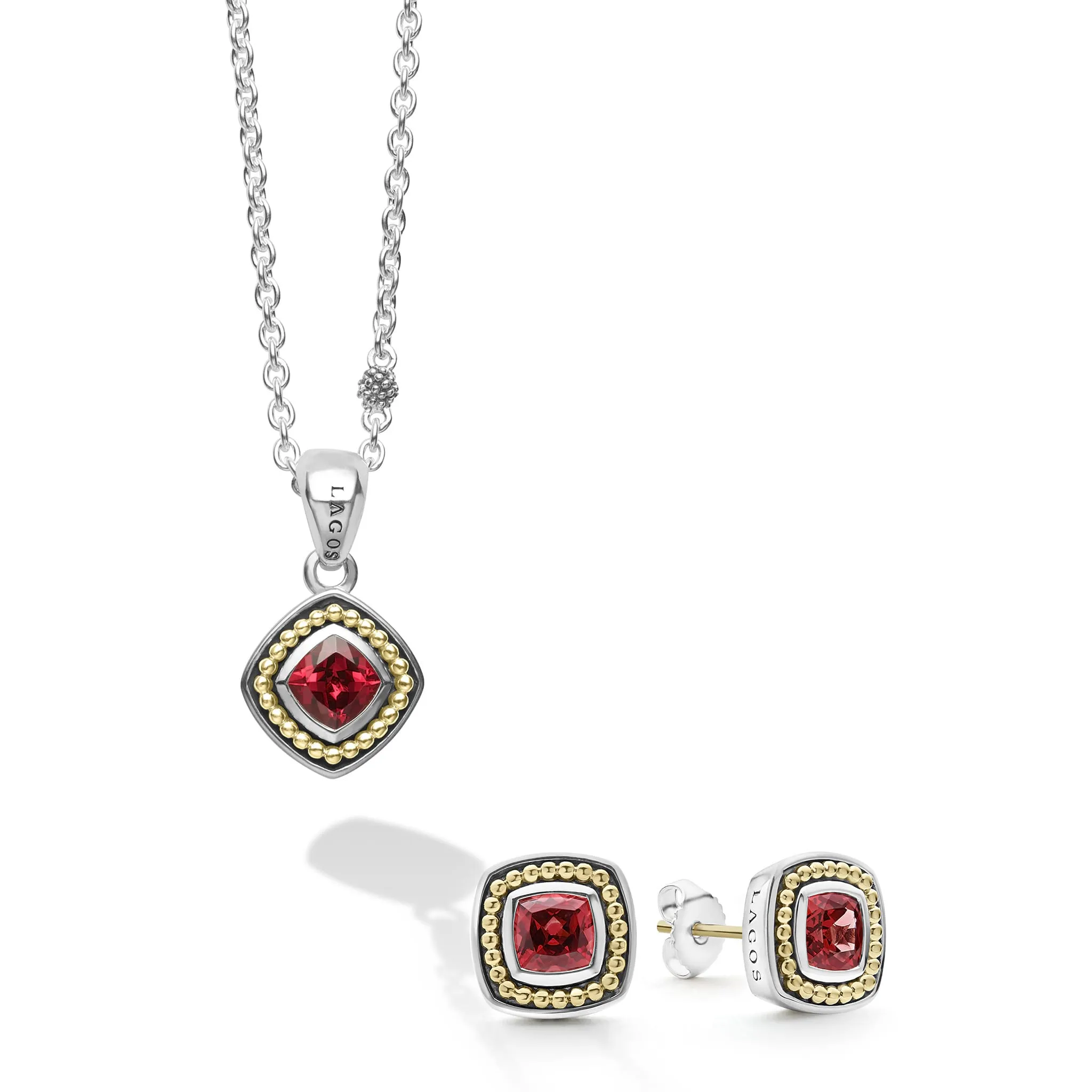 Caviar Color Rhodolite Garnet Gift Set