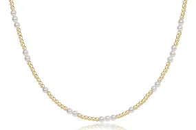 choker hope unwritten - 3mm pearl