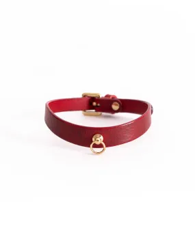 Choker "Delia" Red