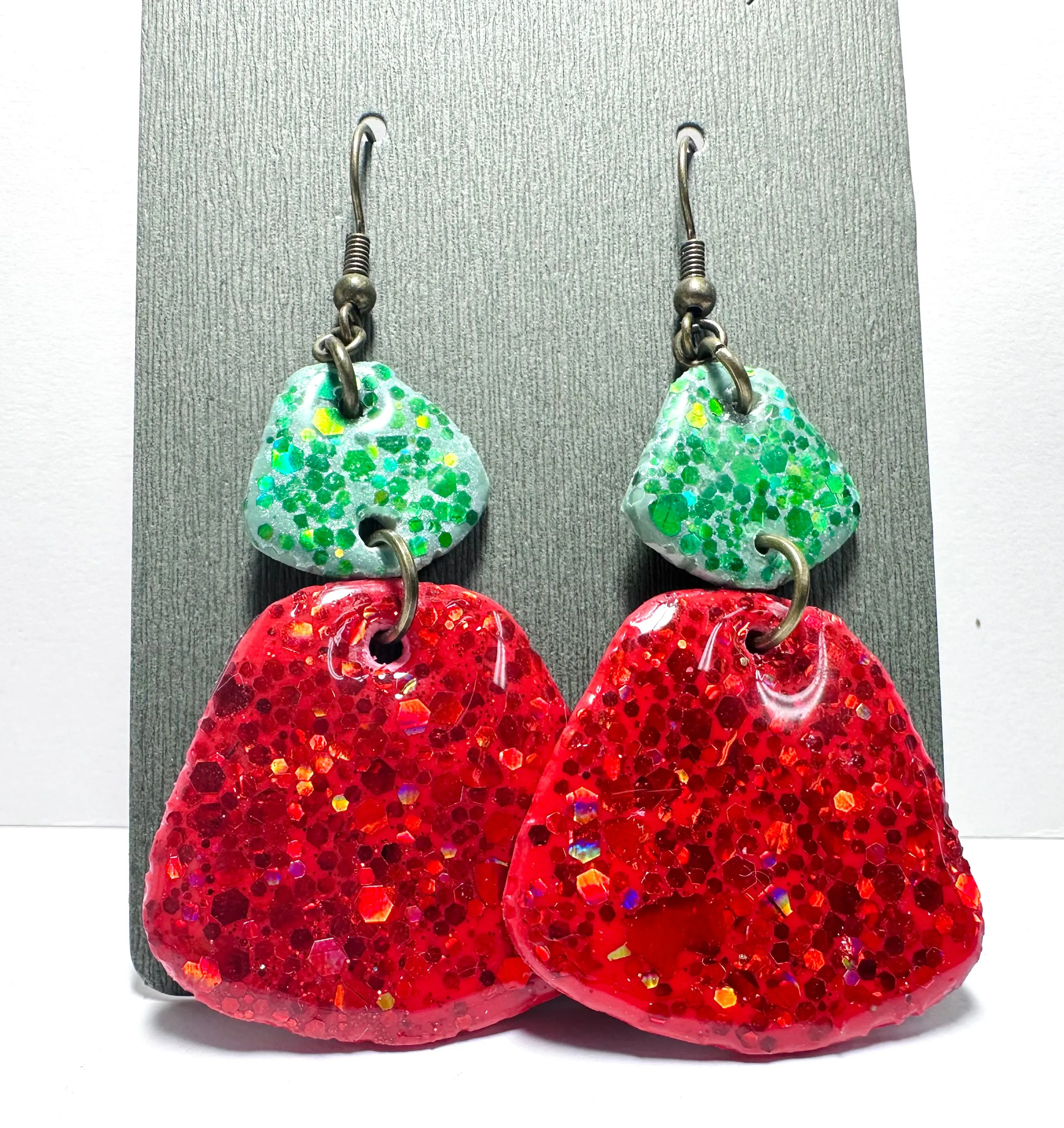 Christmas Polymer Clay Earrings/ Affordable Gifts