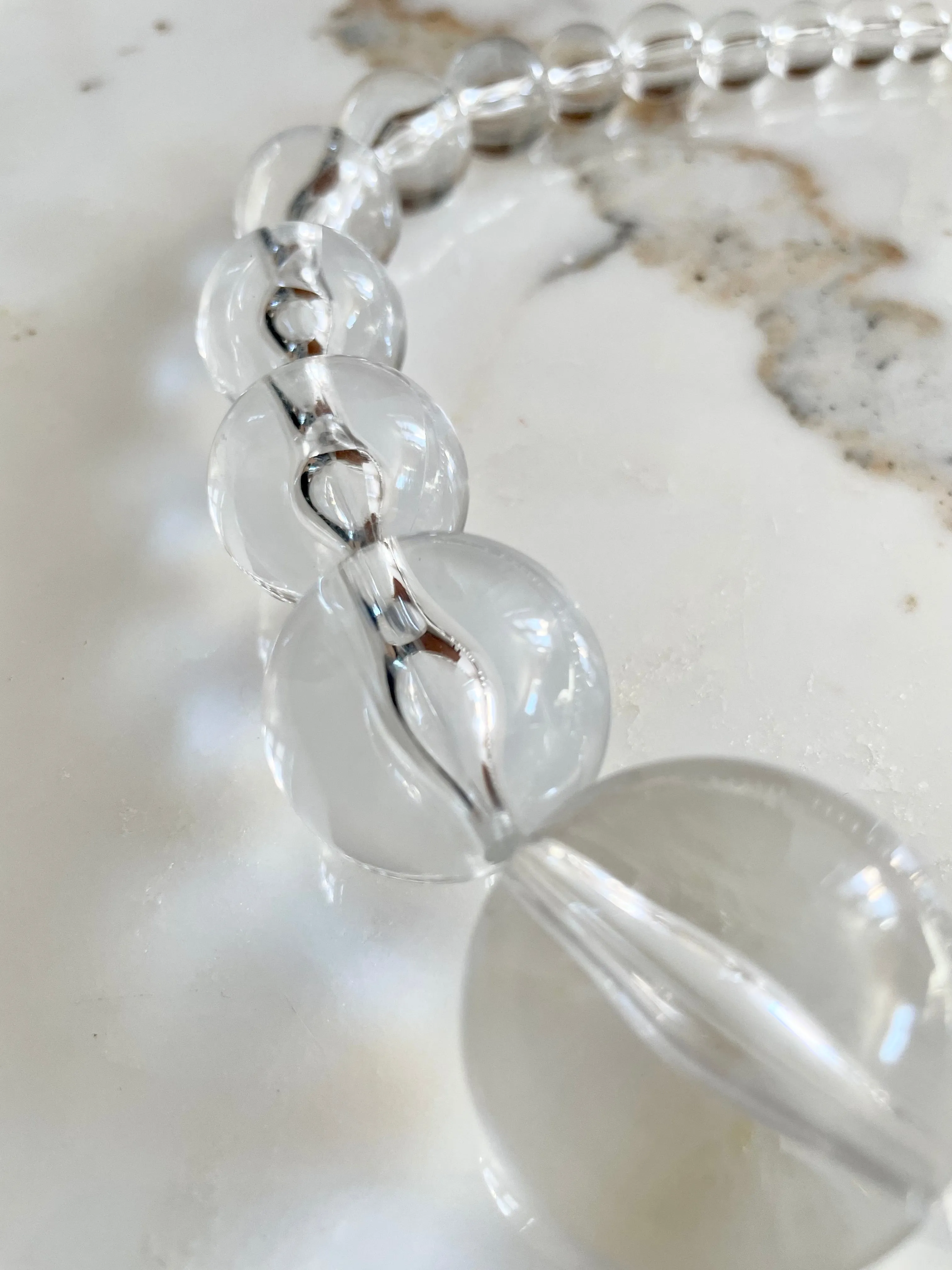 Clarion Lucite Necklace