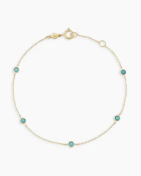 Classic Five Turquoise Bracelet