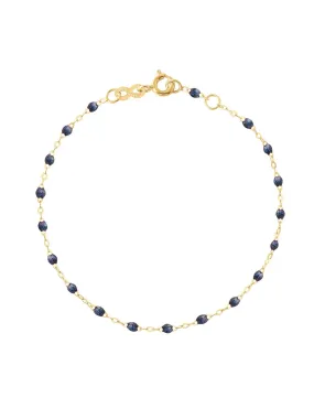 Classic Gigi Midnight Resin Yellow Gold Bracelet