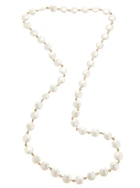 Classic Long Pearl Necklace