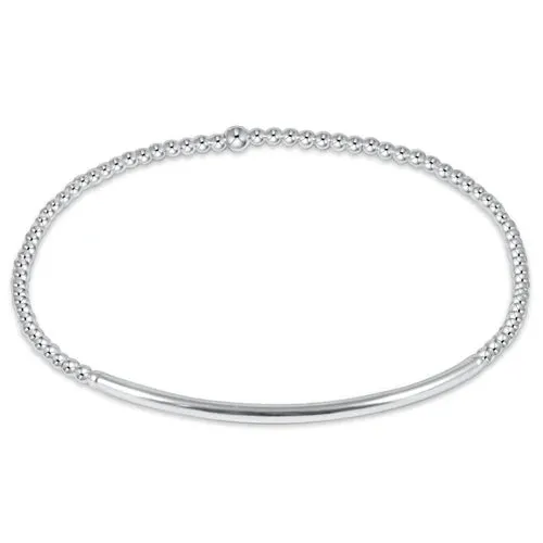 Classic Sterling 2mm Bead Bracelet Bliss Bar Sterling