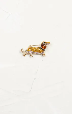 Dachshund Brooch