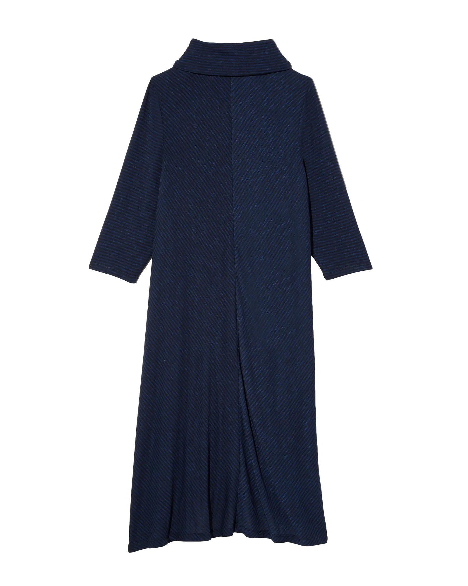 Davie Cowl Neck Swing Dress | Navy