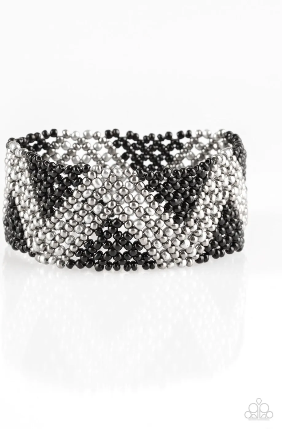 Desert Loom Black Bracelet - Paparazzi Accessories