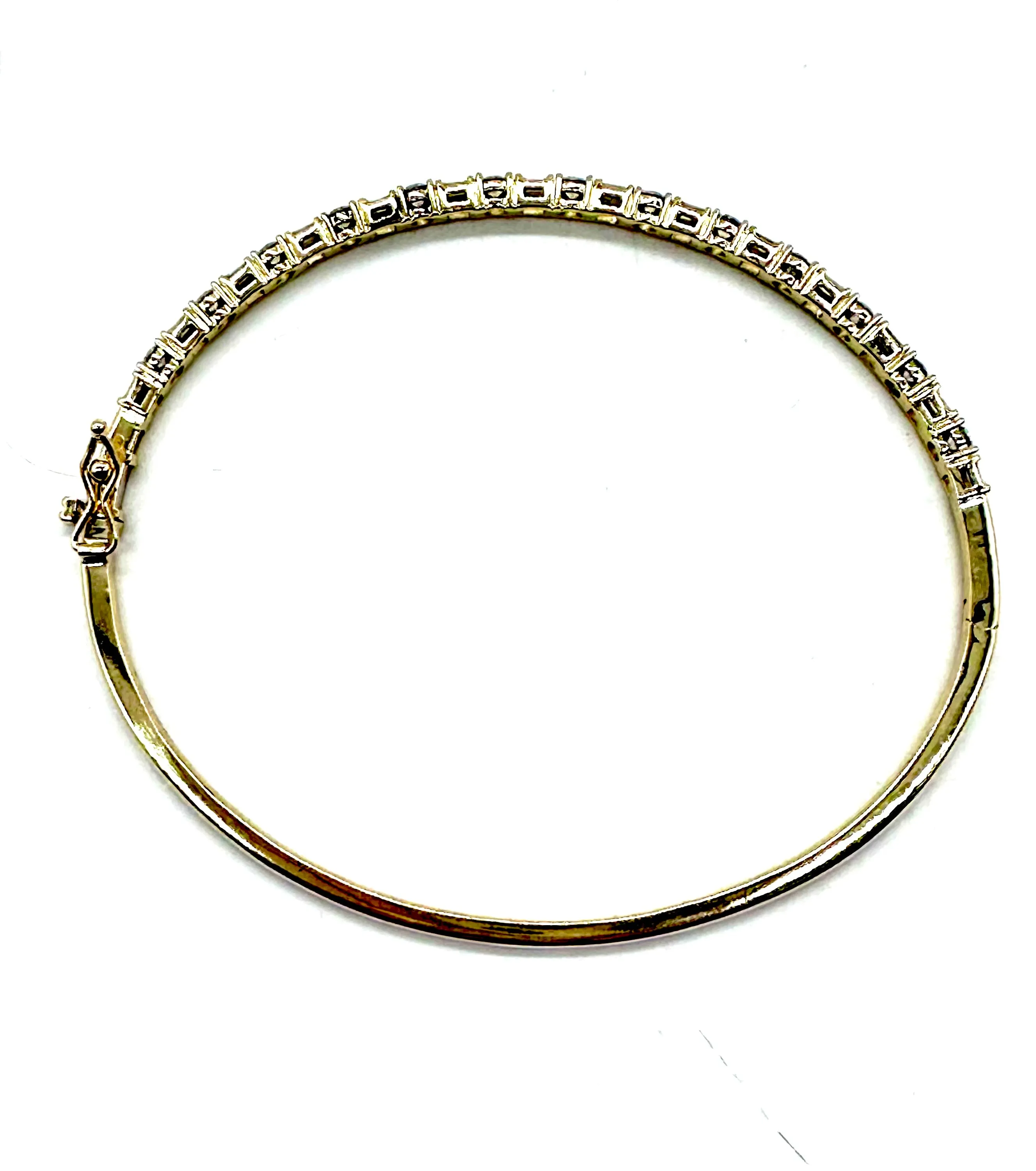 Diamond bangle bracelet