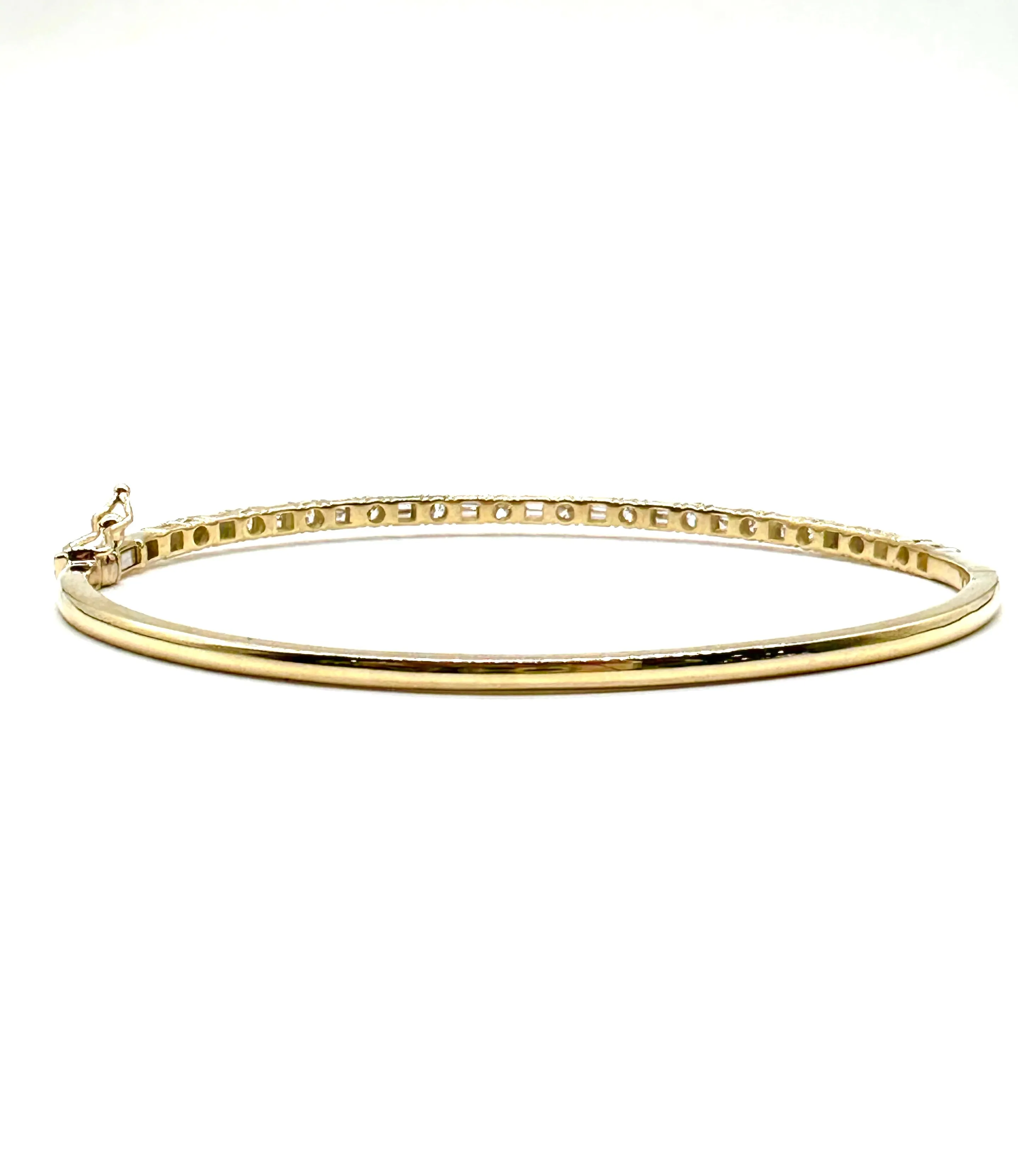 Diamond bangle bracelet