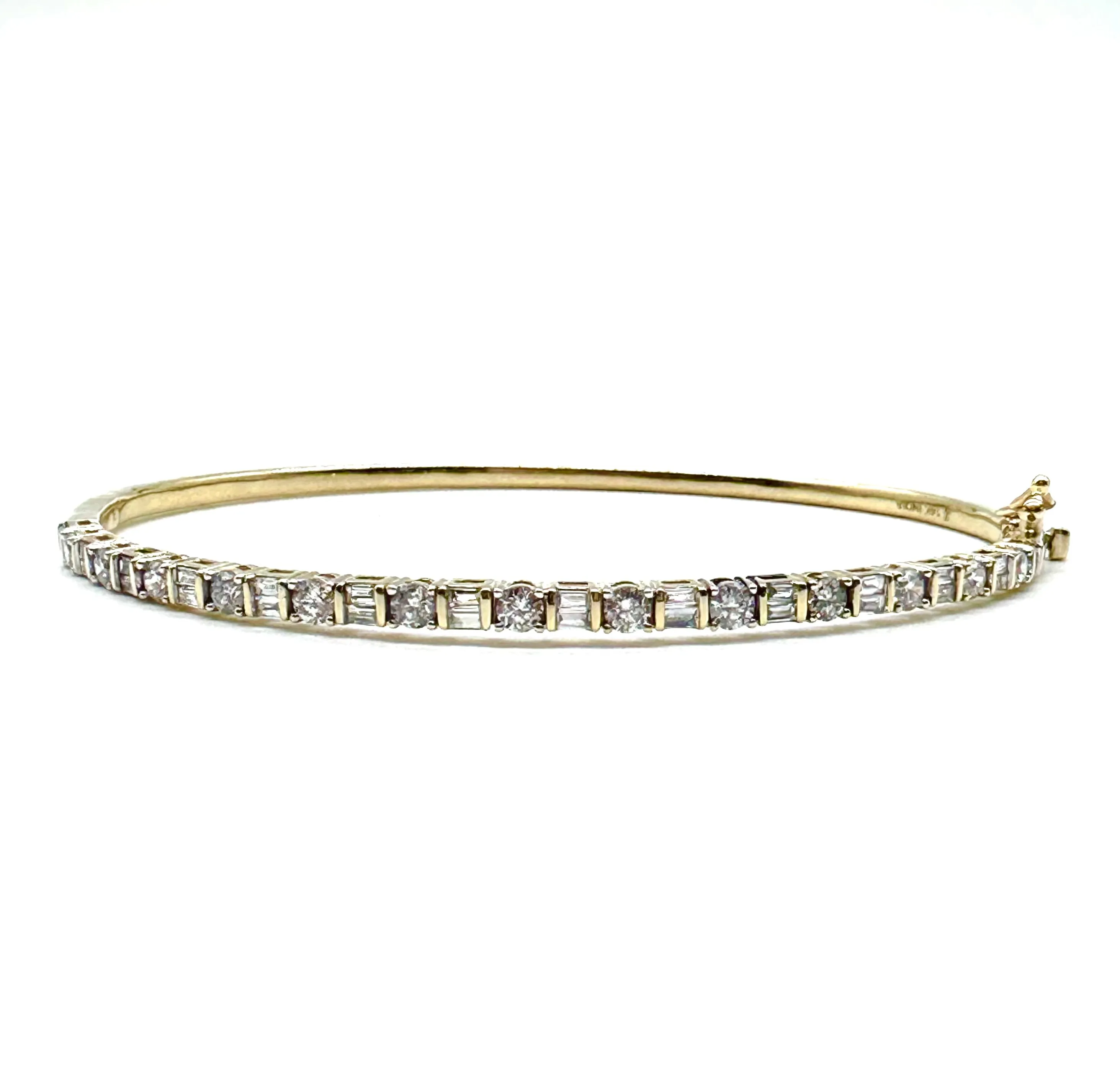 Diamond bangle bracelet