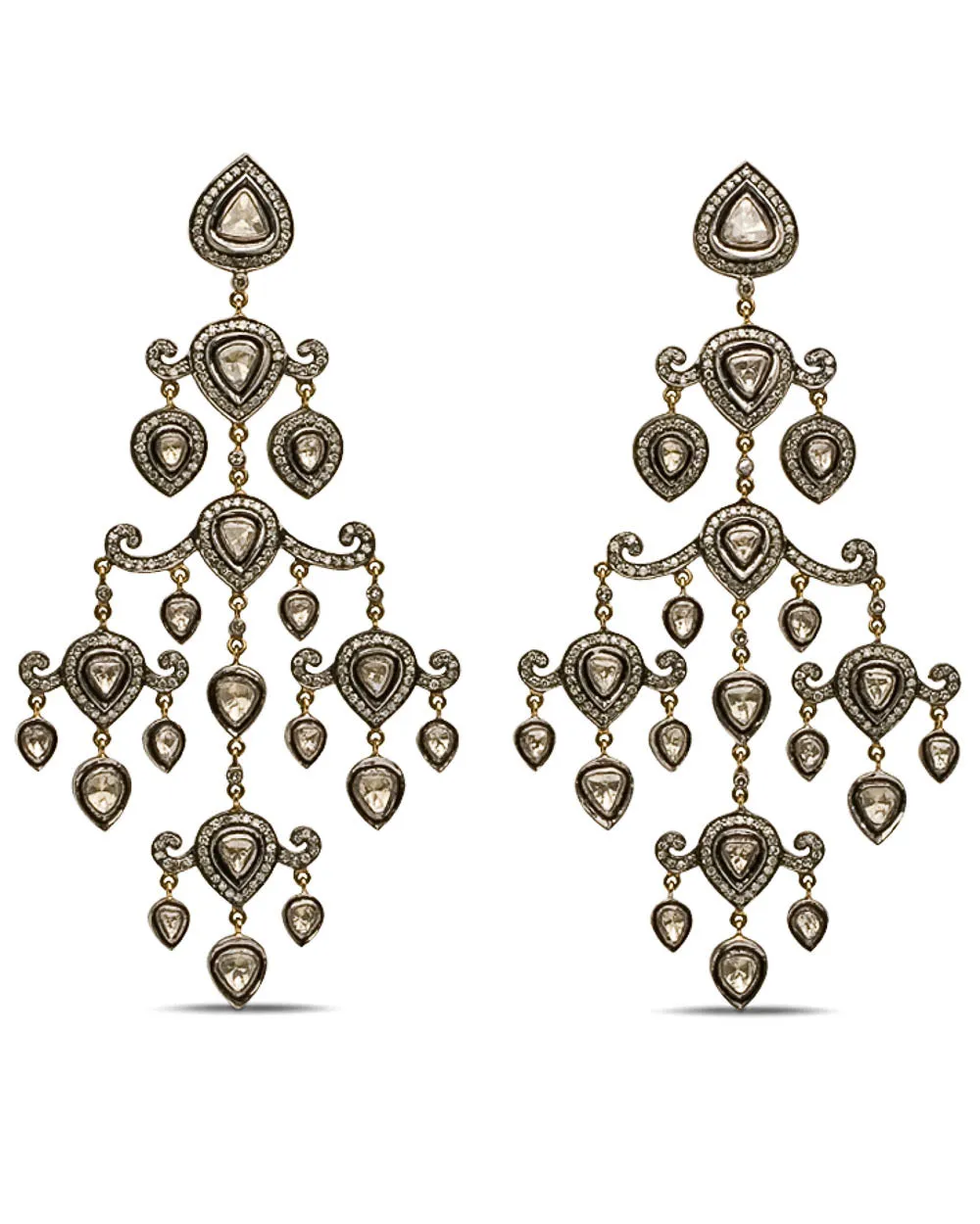 Diamond Chandelier Earrings