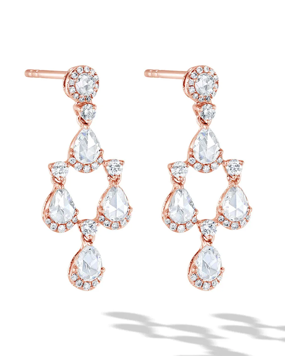 Diamond Mini Chandelier Earrings