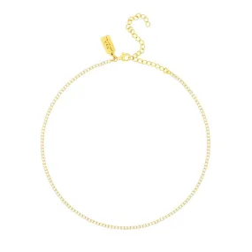 Diana 18K Gold Plated Choker