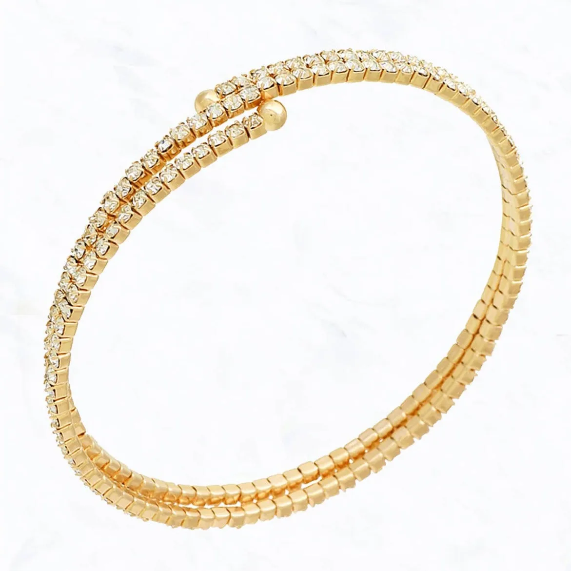 Double Diana Gold Bracelet