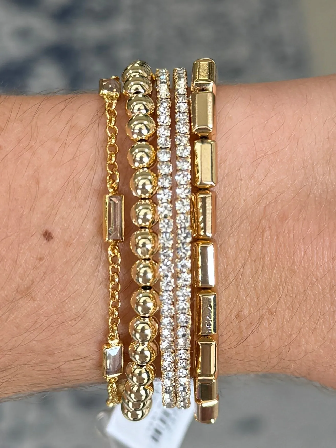 Double Diana Gold Bracelet