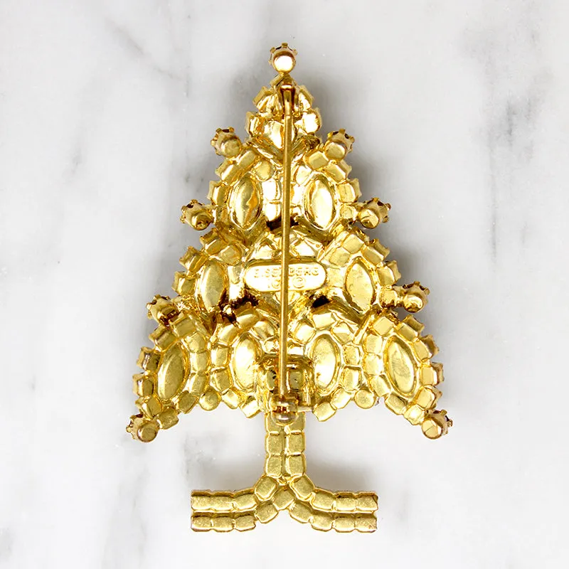 Eisenberg Ice Christmas Tree Brooch